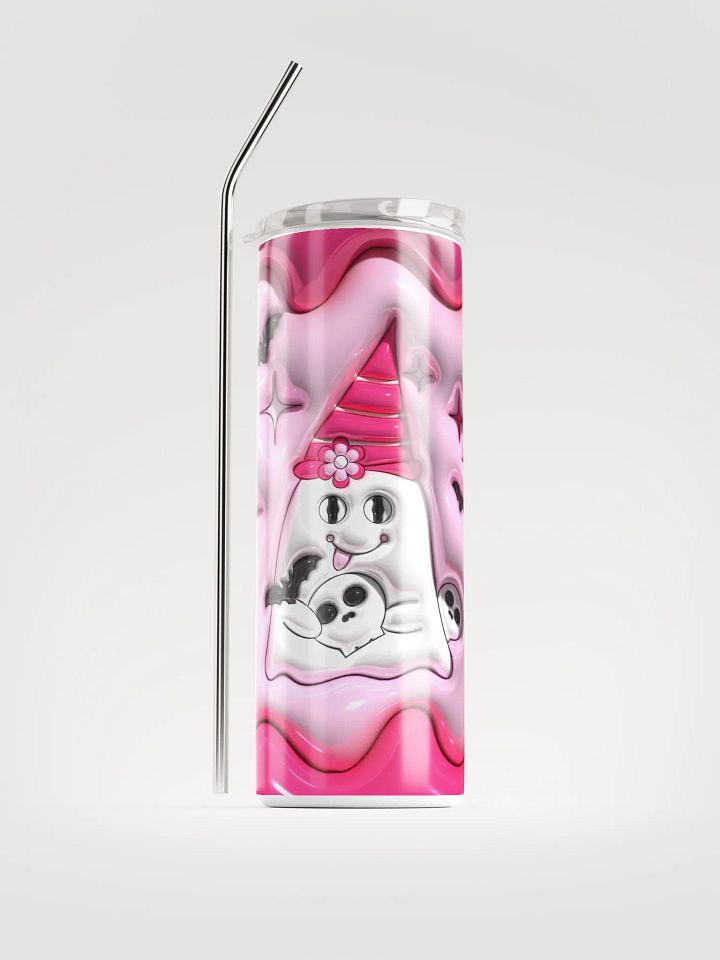 Whimsical Ghost Stainless Steel Tumbler product image (1)