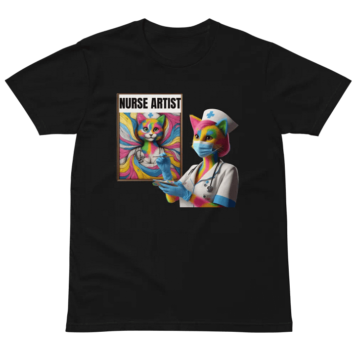 Nurse Artist Cat Unisex Tee product image (5)