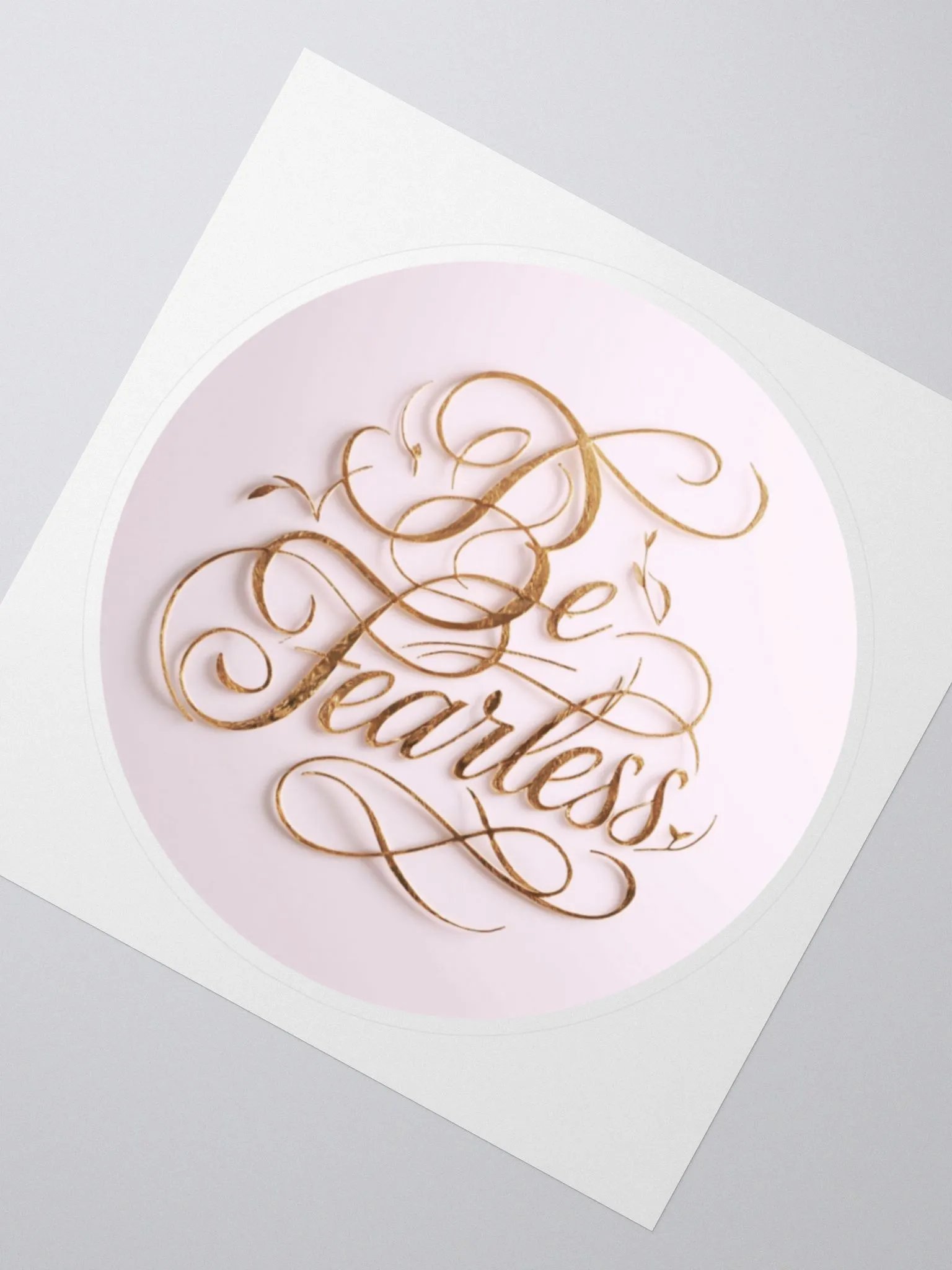 Self-Love Affirmation Art Sticker - Be Fearless! product image (3)