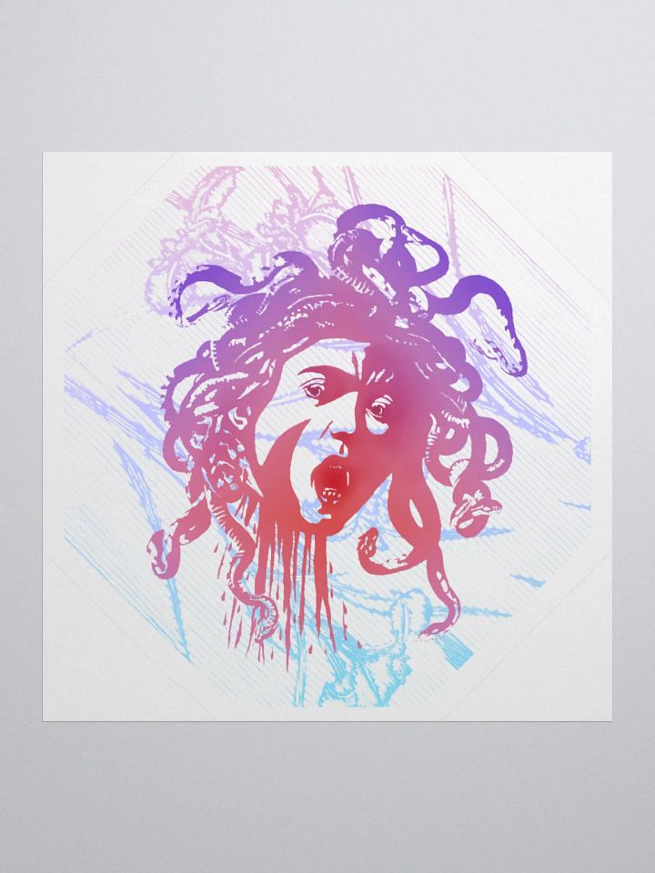 Sticker - Medusa on Purple Irises product image (1)
