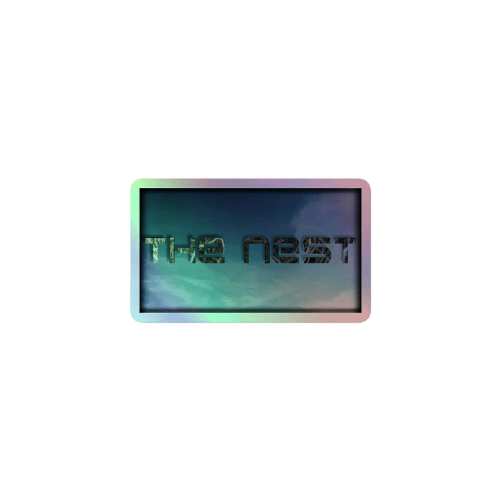 The Nest Holographic Sticker product image (1)