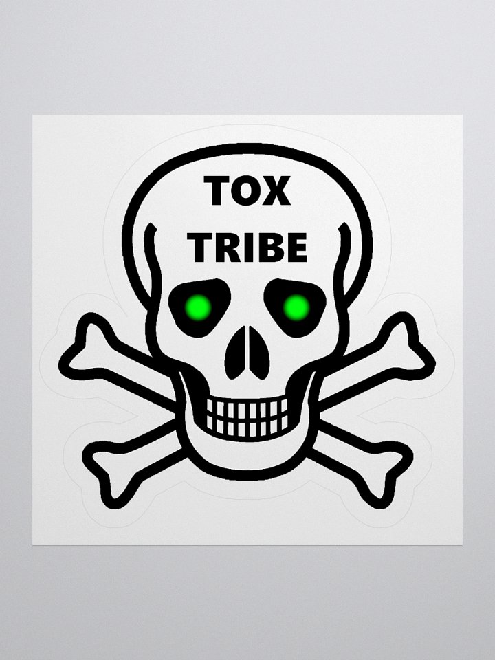 Toxic Skull Sticker product image (1)