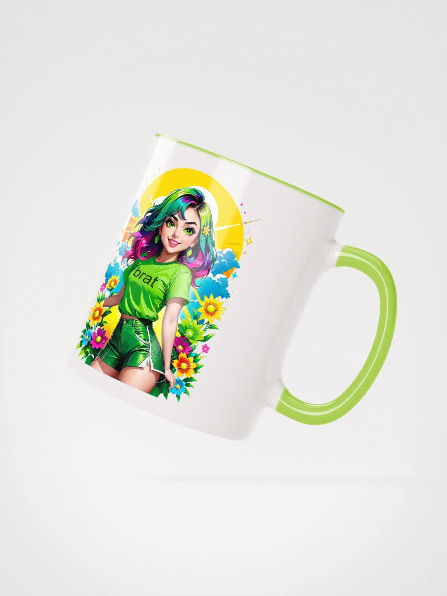Brat - Ceramic Mug with Color Inside - v2 product image (4)