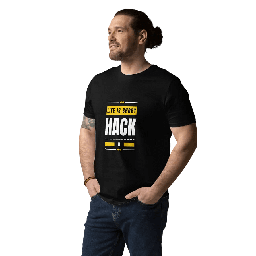 LIFE IS SHORT. HACK IT! - 100% cotton product image (15)