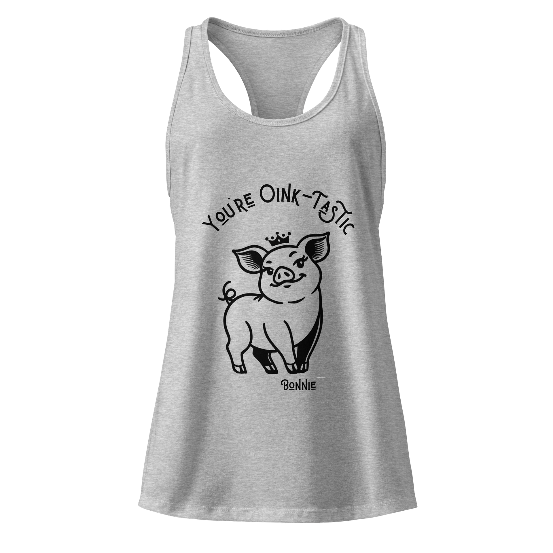 You're Oink-TasTic! Bonnie's racerback Tee! product image (1)