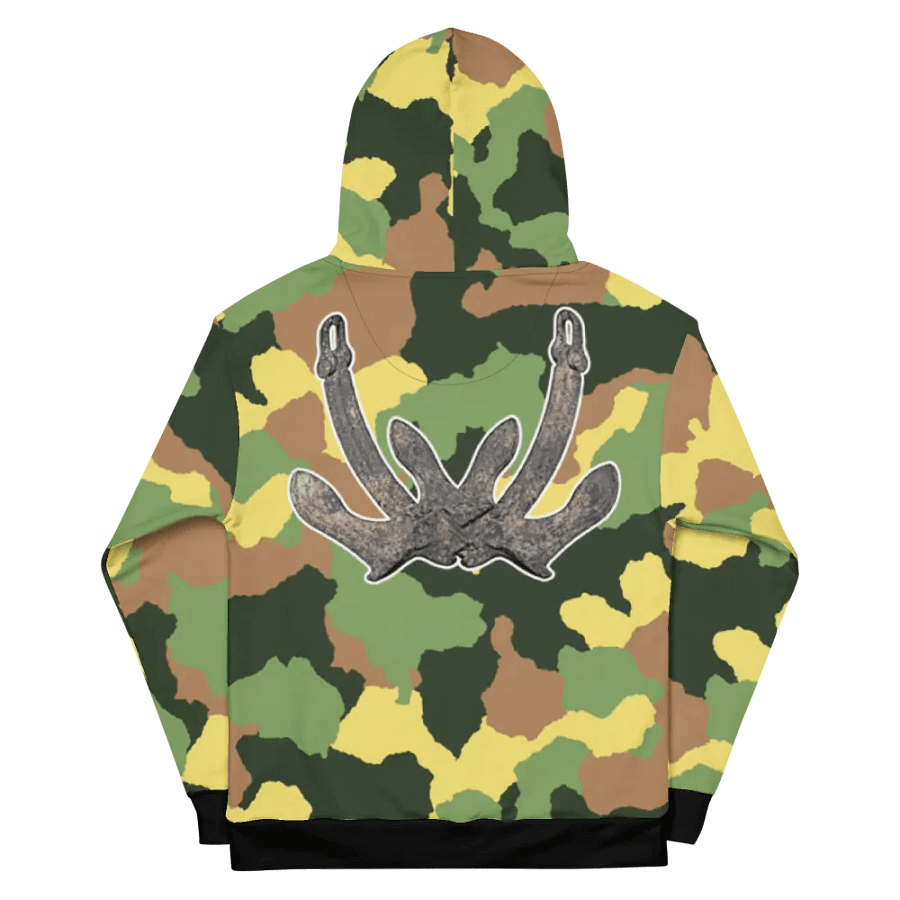 Green Camouflage Anchor Hoodie product image (11)