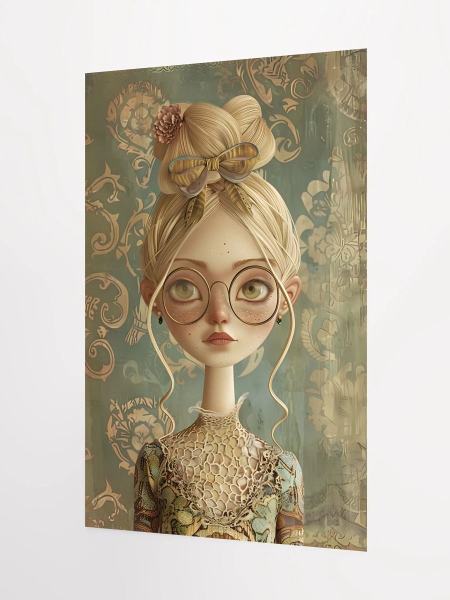Whimsical Artistic Portrait of a Girl Wearing Glasses product image (3)