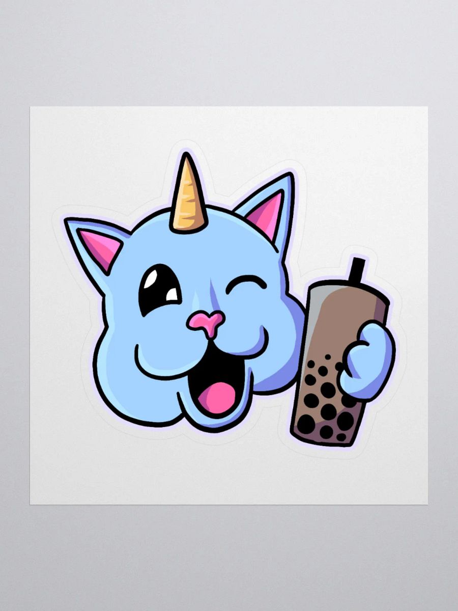 Kittycorn Boba Sticker product image (1)
