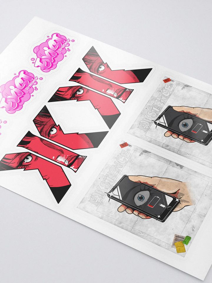 Existence x RAW Sticker Pack #2 product image (1)
