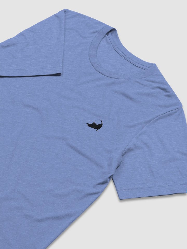Stretching Black Cat Tri-Blend T-Shirt product image (1)