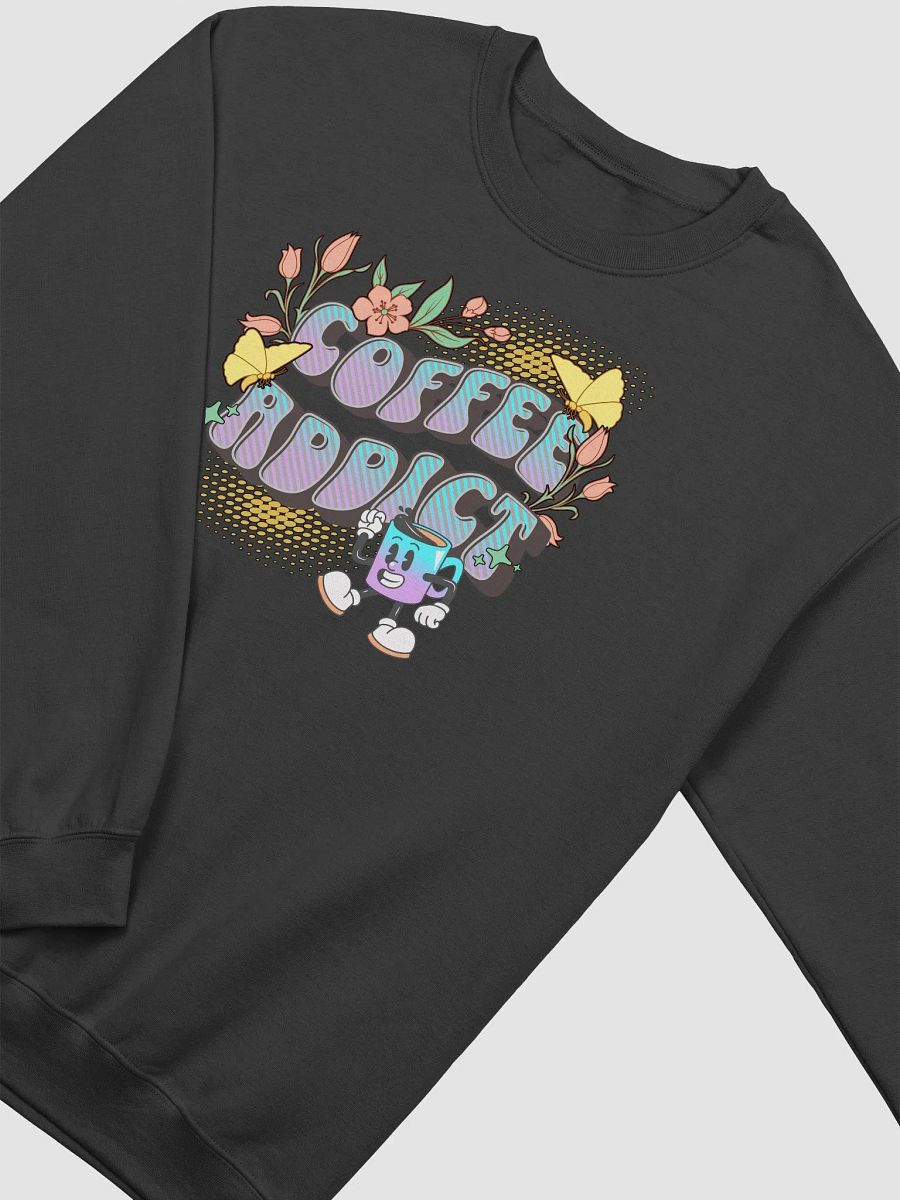 Coffee Addict Mascot Mug Whimsical Crewneck product image (19)