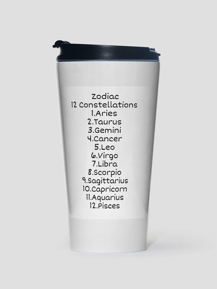 Zodiac 12 Constellations Travel Mug product image (1)