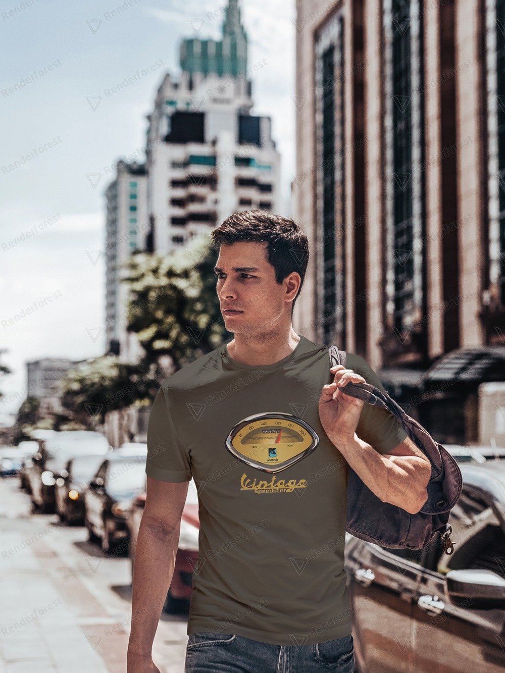 Vintage Speedo Scooterola UltraSoft Tri-Blend Classic Tee product image (4)