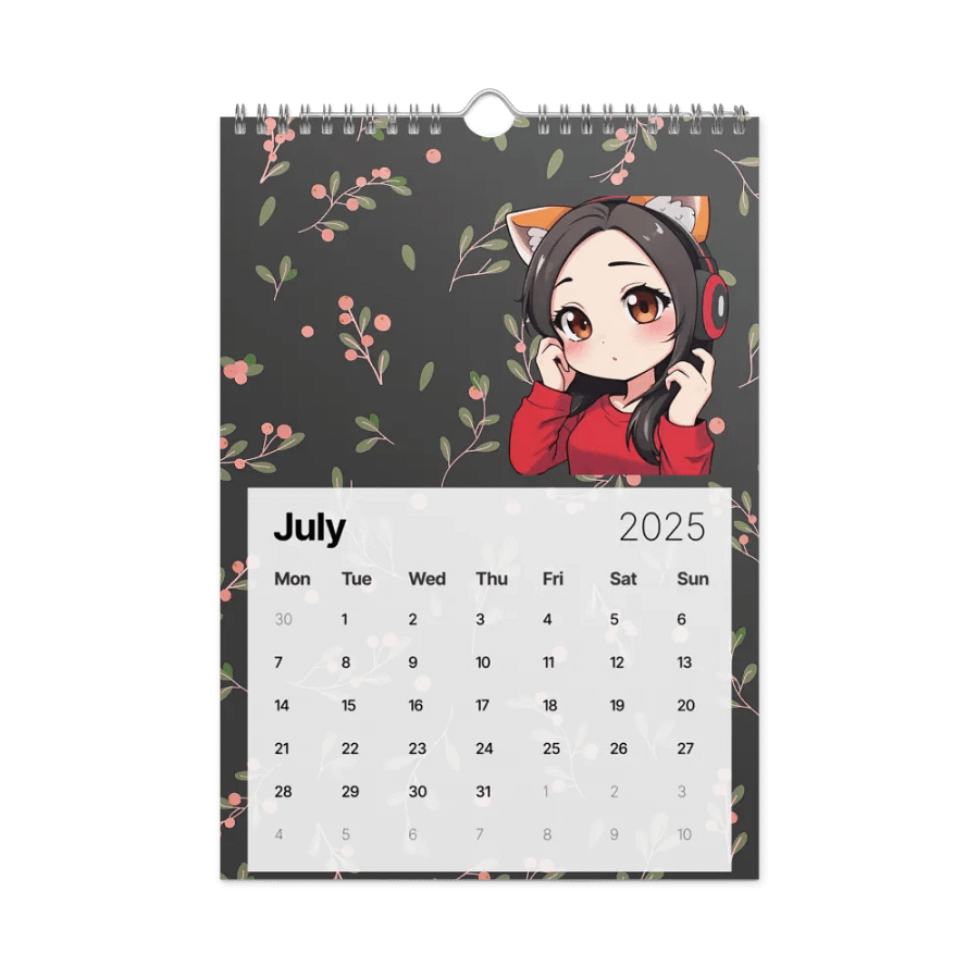 Anime Fox Calendar 2025 product image (7)