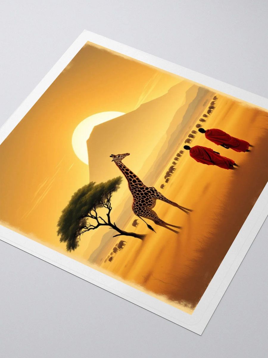 Serenity Sunset Kiss Cut Stickers product image (9)