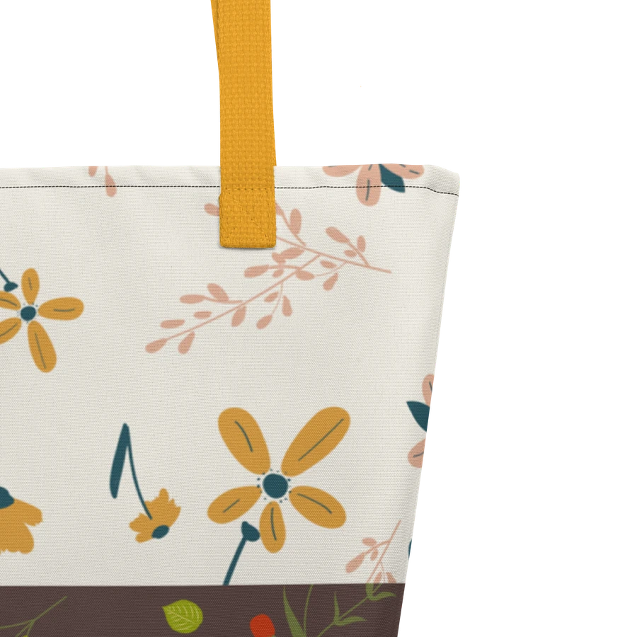 Autumn Leaf And Flower Tote Bag product image (3)