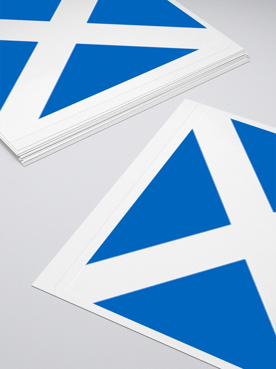 Scotland Flag Sticker - Durable Vinyl for Indoor Use - Multiple Sizes Available product image (11)