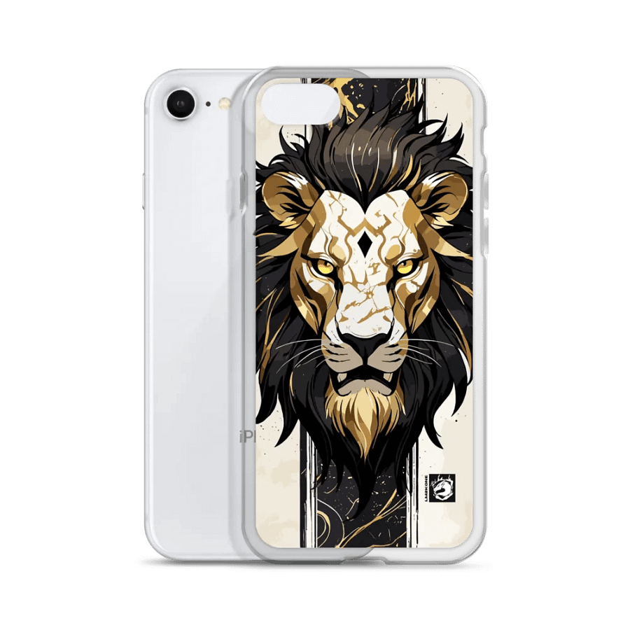 Gold Lion Marble iPhone® Clear Case product image (51)