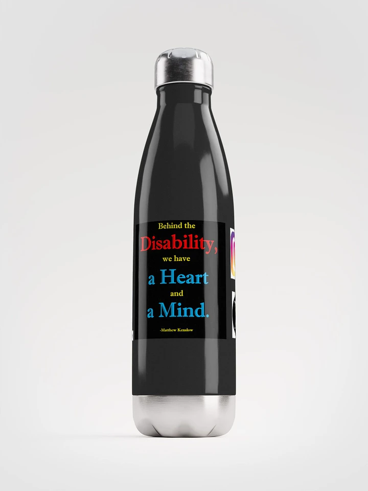 Stainless Steel Water Bottle with Quote 1 product image (1)