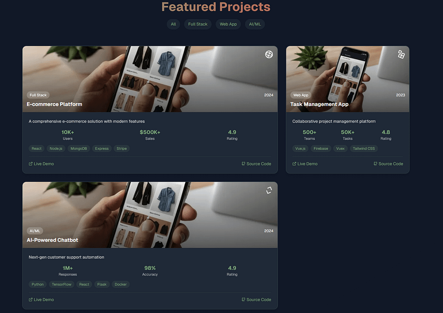 Next.js 15 Portfolio Template product image (9)