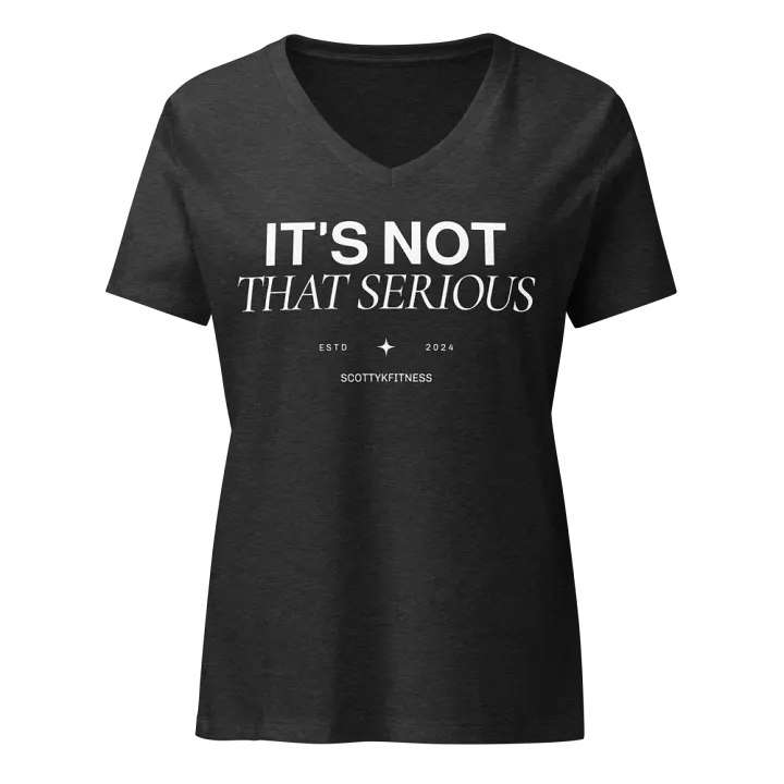 It's Not That Serious Women's V-Neck product image (3)