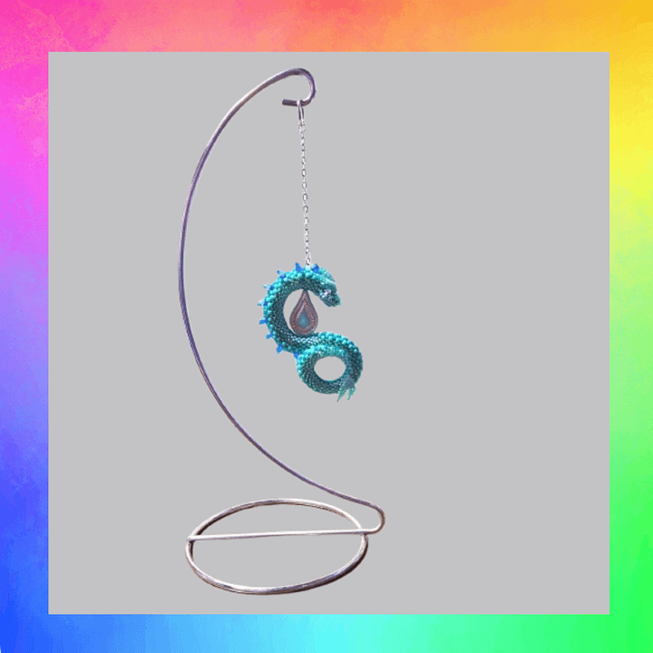 water dragon ornament and water moon necklace product image (1)