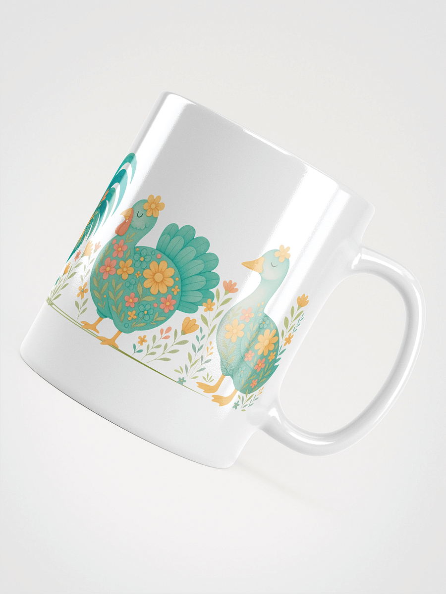Mug Blanc - Ferme Fleurie Rétro Série 1 - Cadeau Original product image (4)