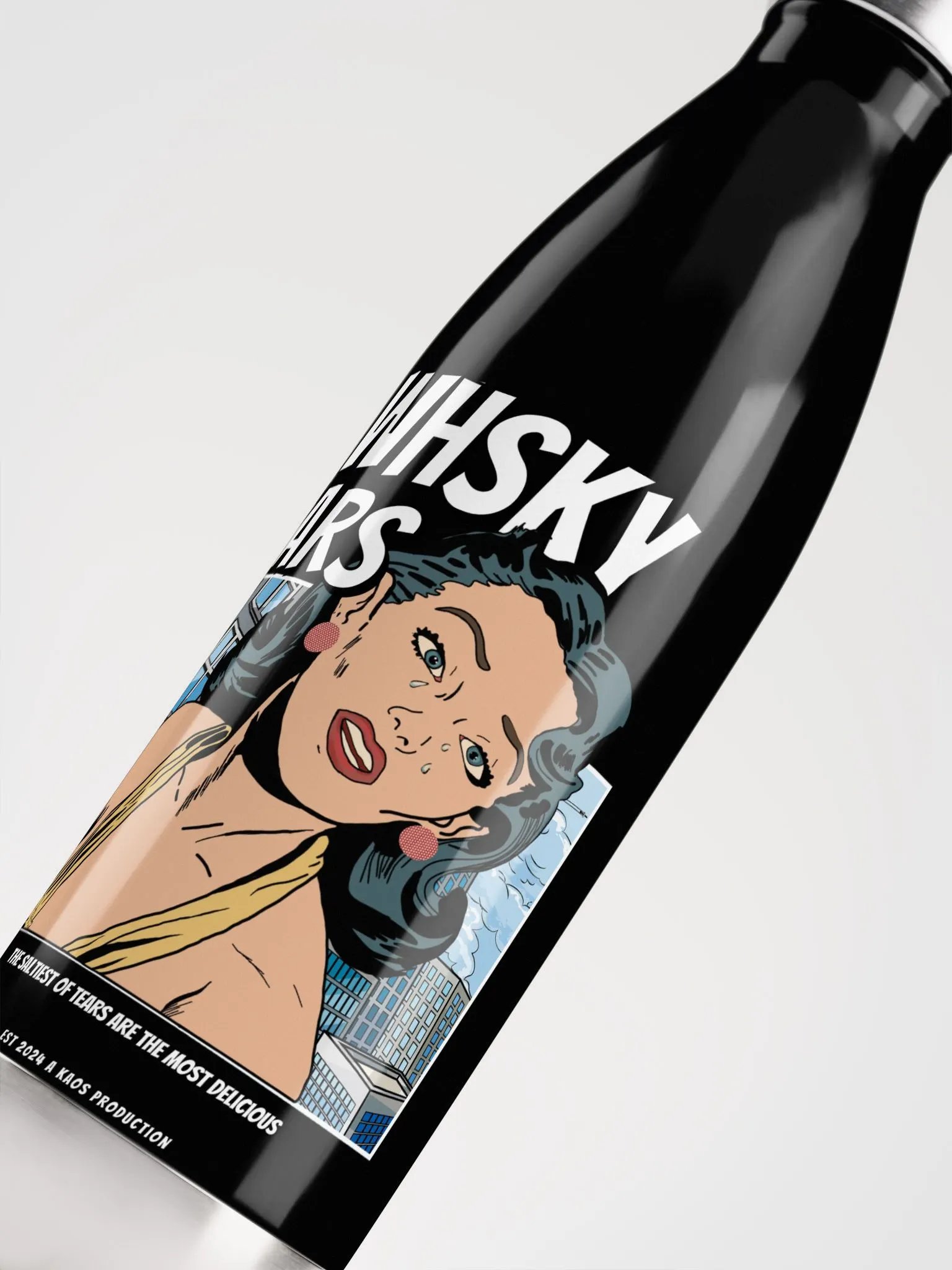 Whisky Tears Stainless Steel Water Bottle product image (5)