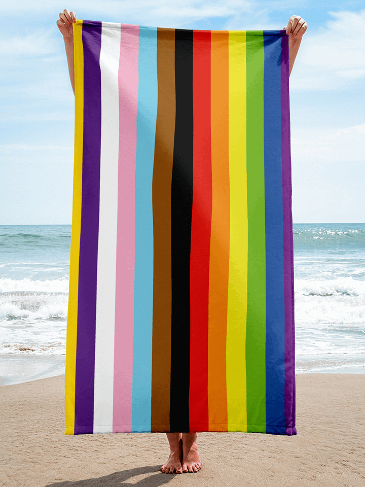 Pride Stripes beach towel product image (1)