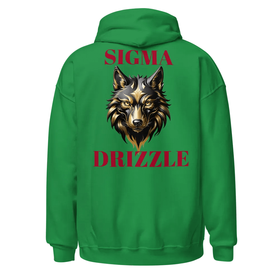 SIGMA DRIZZLE WOLF HOODIE (GREEN) product image (1)