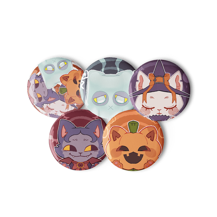 🧛🧹🎃👻 Spookitties Pin Collection 🧛🧹🎃👻 product image (2)