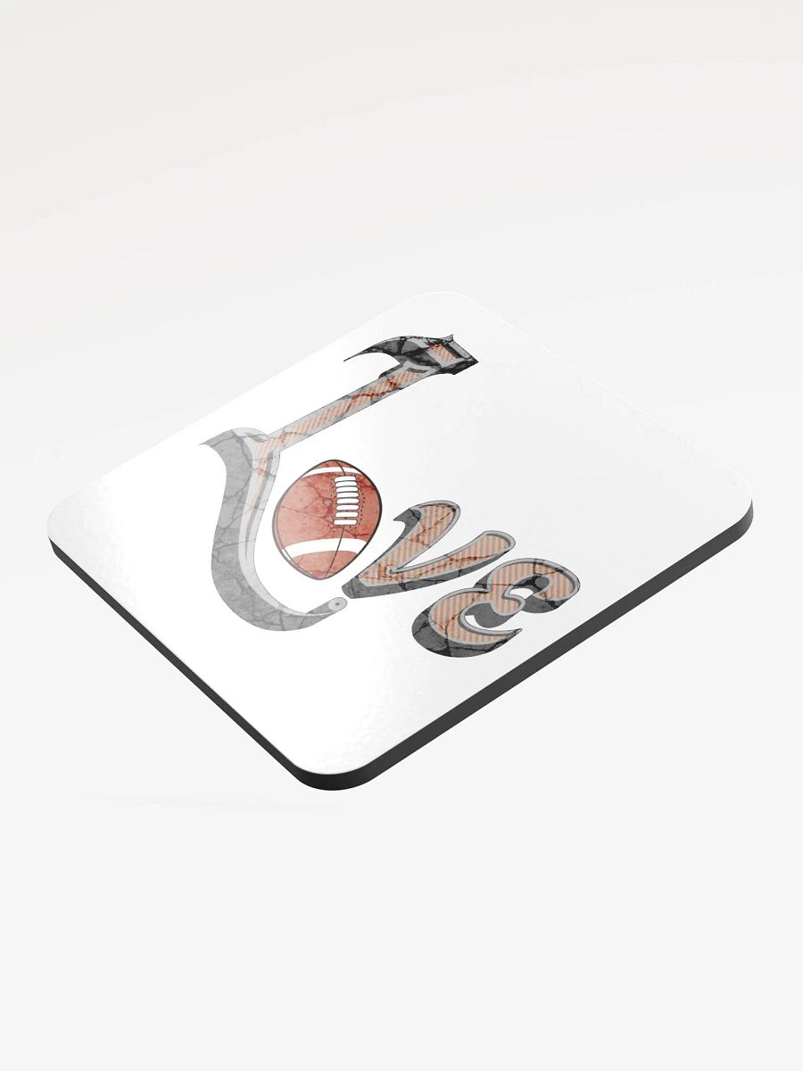 Love Football of the Game Cork Coaster product image (3)