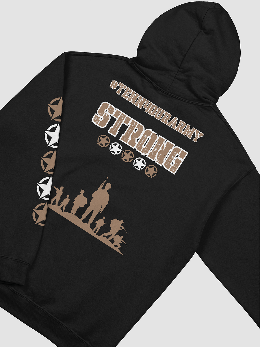 #TeNN4OURARMY Hoodie - Tan & White product image (16)