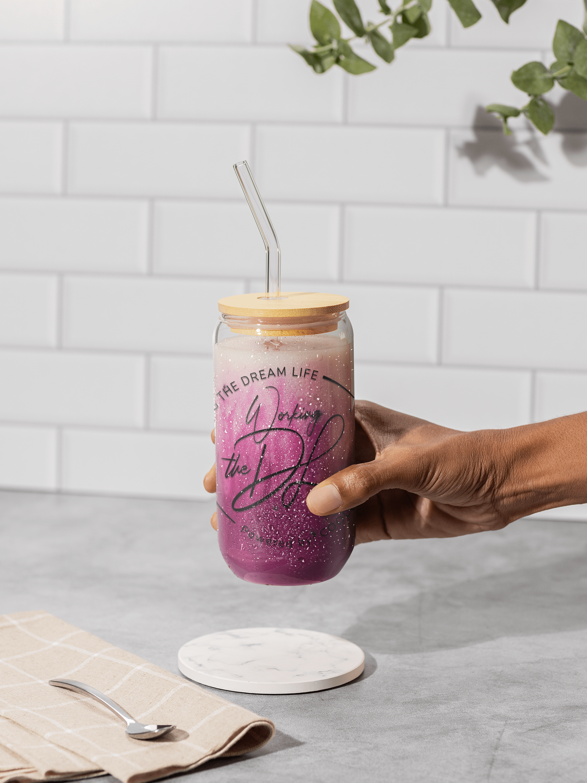 Can-Shaped Glass Tumbler – Coolest Boss Ever | Sleek, Trendy & Leadership-Approved product image (5)