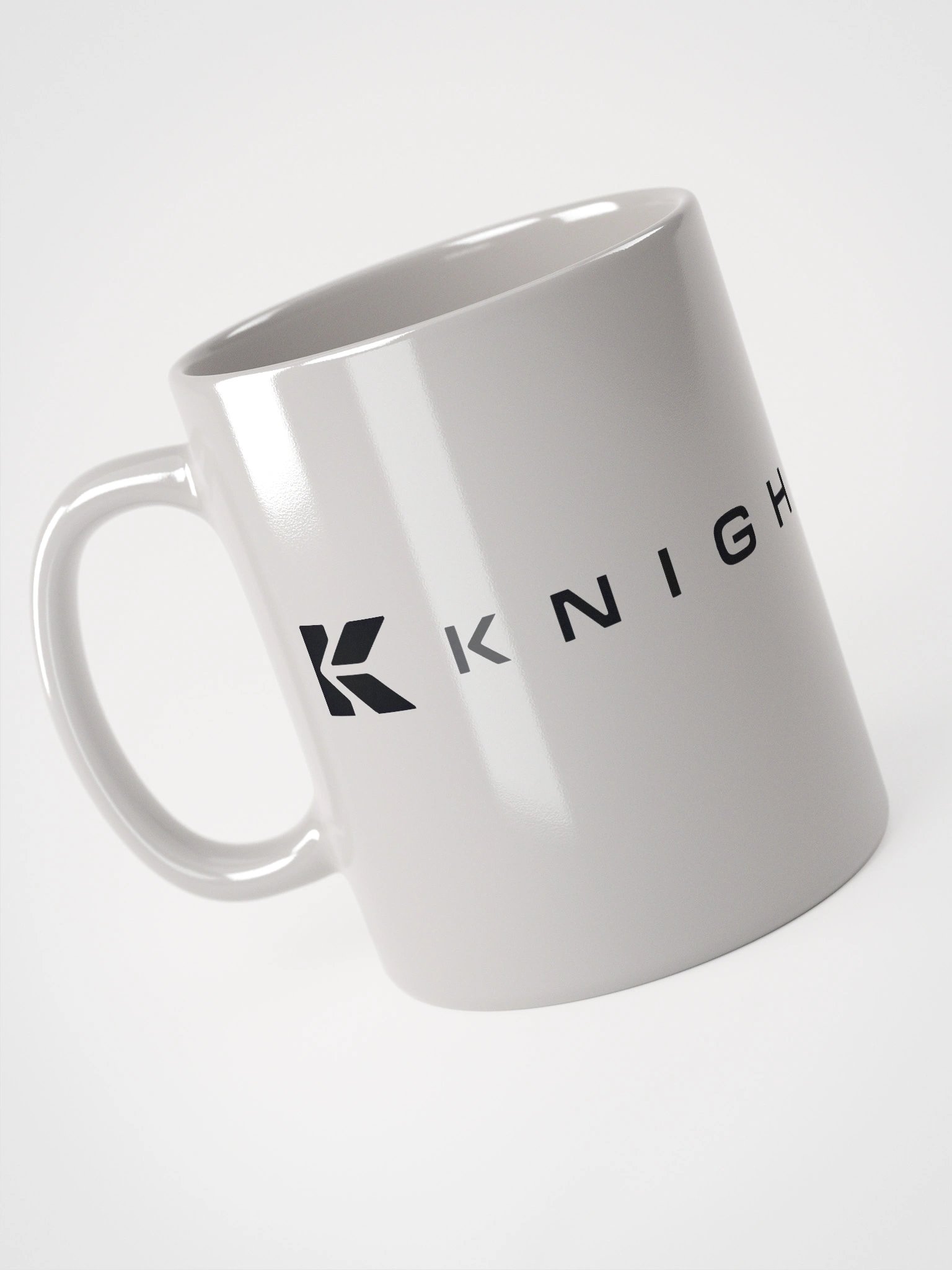 Knightscope Emblem White Glossy Mug product image (11)