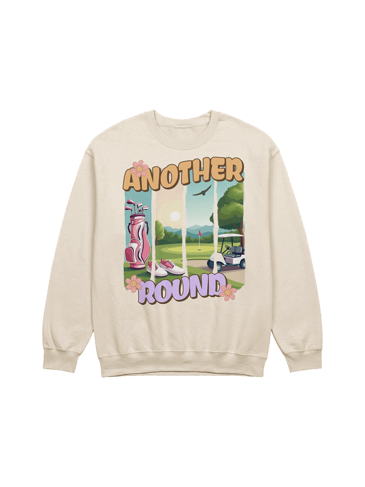 Another Round Golfing Sunset Crewneck Sweatshirt product image (19)