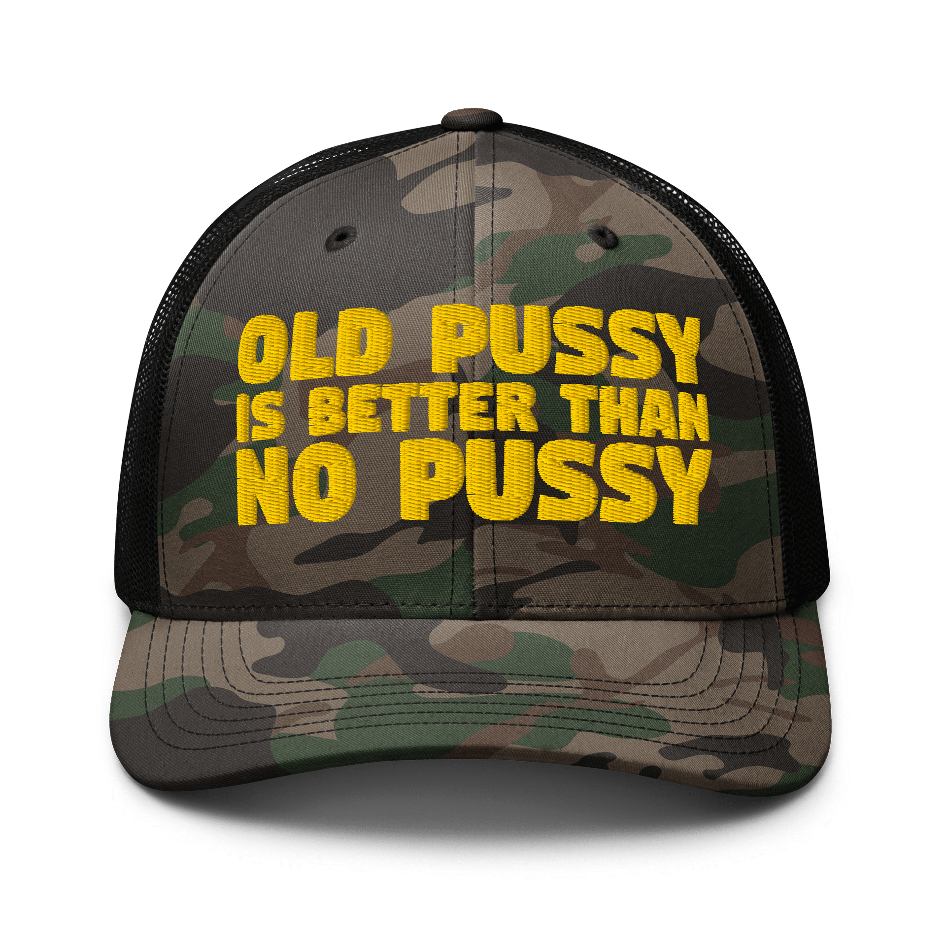 OLD VS NONE Camo Trucker Hat product image (1)