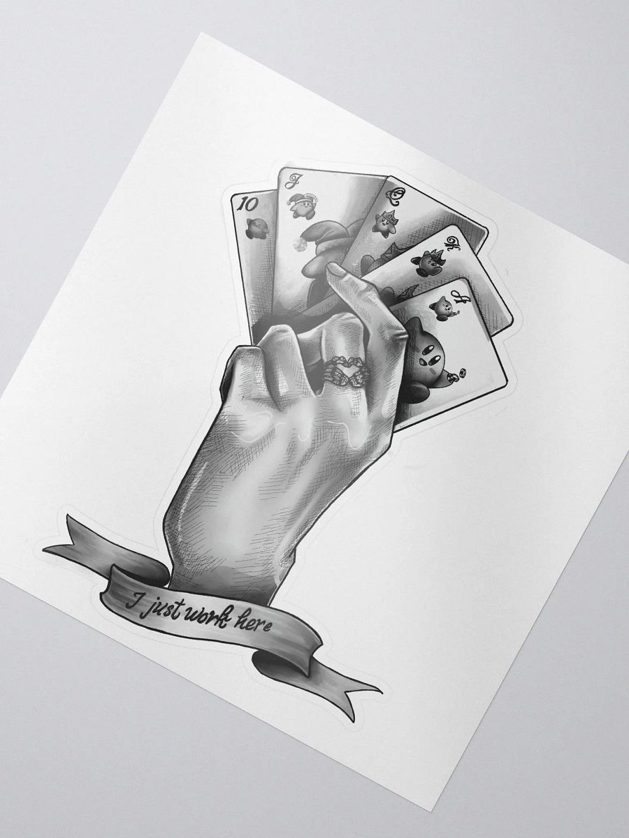 Laina I Just Work Here Sticker product image (4)
