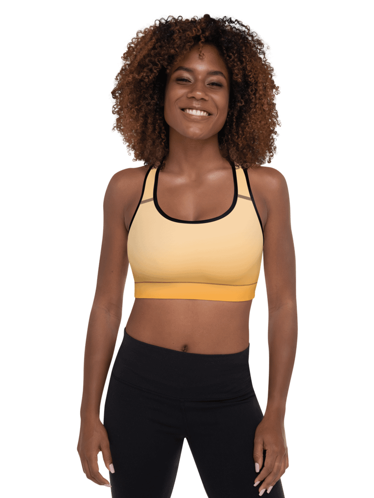 Radiant Sunset All-Over Sports Bra product image (2)