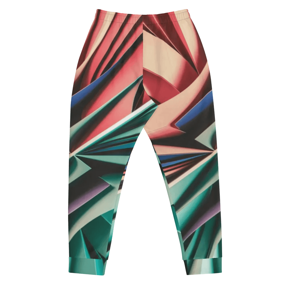 Abstract Geometric Recycled Men's Joggers in Vibrant Colors (XS-3XL) product image (3)