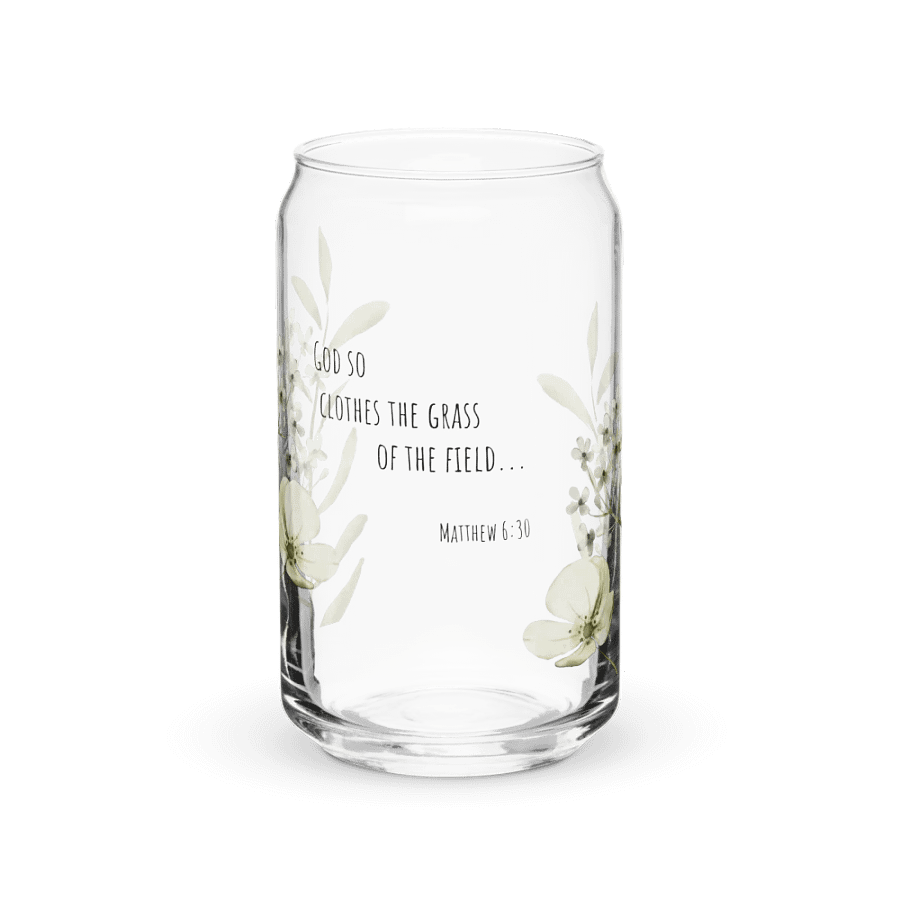 Bible Verse Glass Mug product image (2)