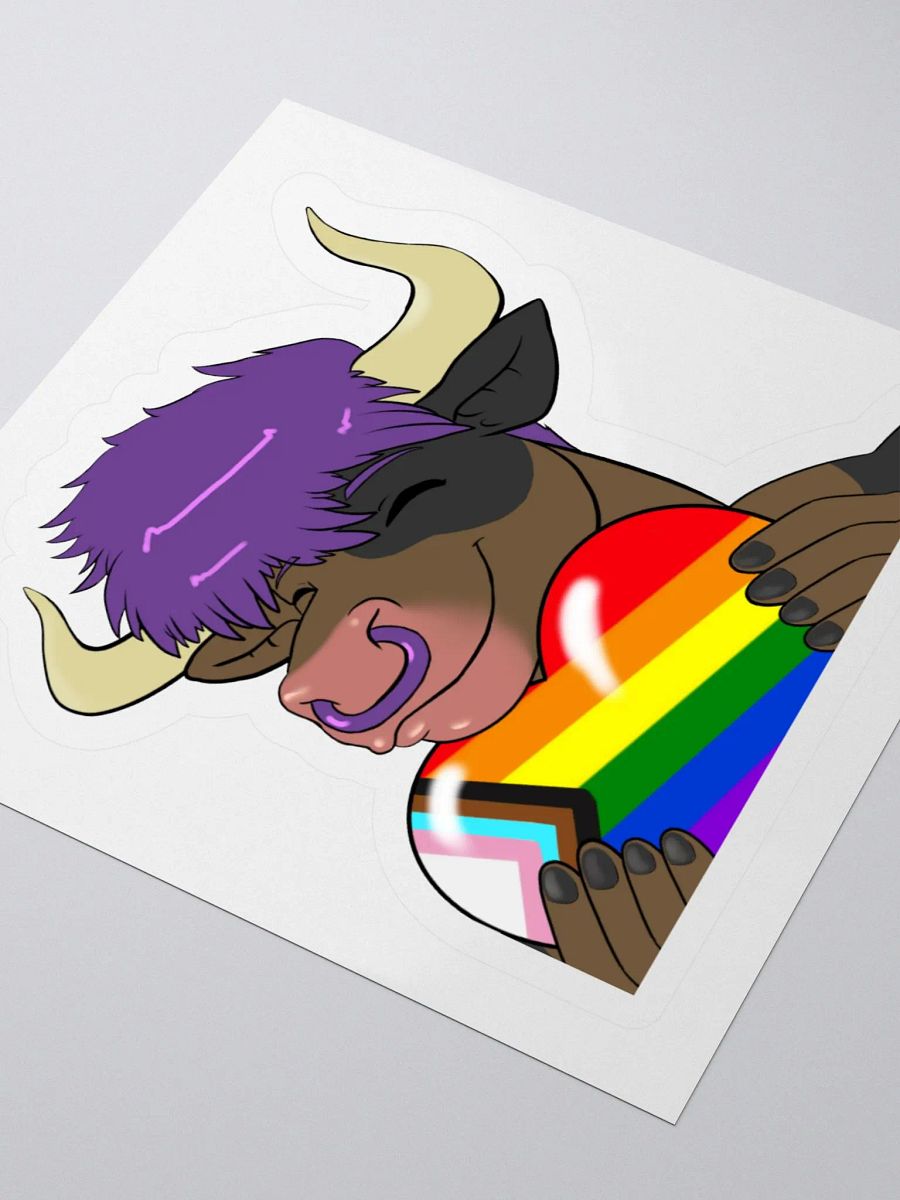 "Progress Flag Heart" Yuuma Sticker product image (3)