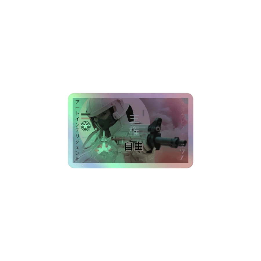 クラウドフォース '77 ホログラフィックステッカー product image (1)