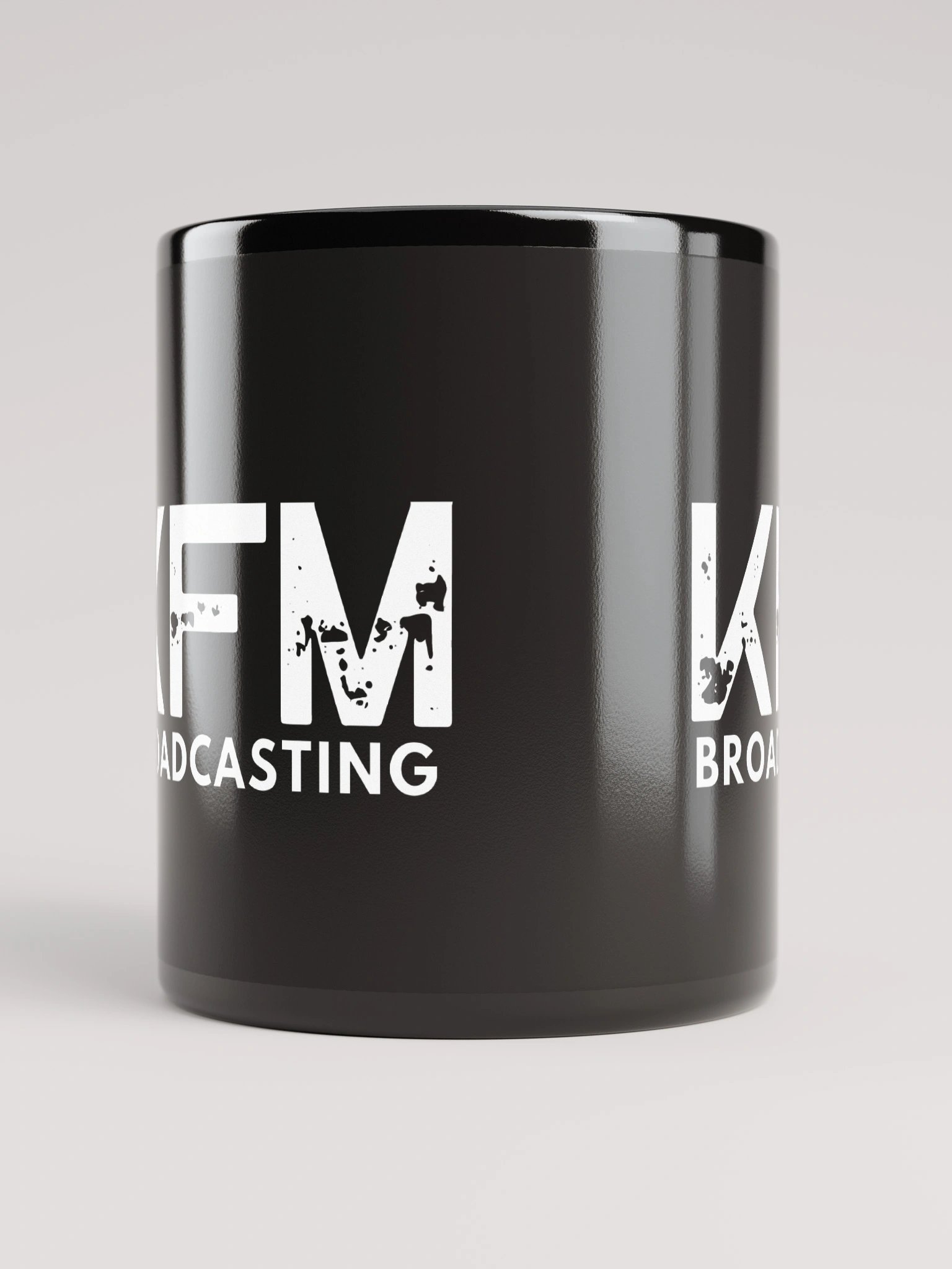 KFM Broadcasting Black Glossy Mug product image (5)