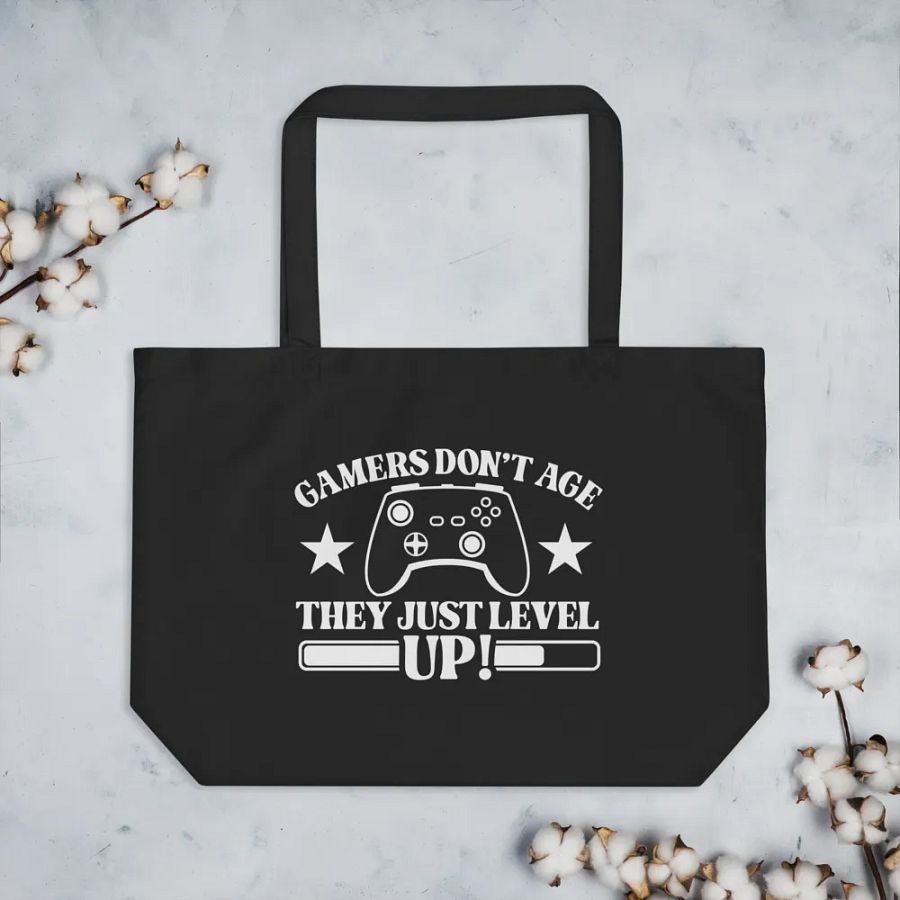 Gamers Don't Age They Just Level Up Bag product image (3)