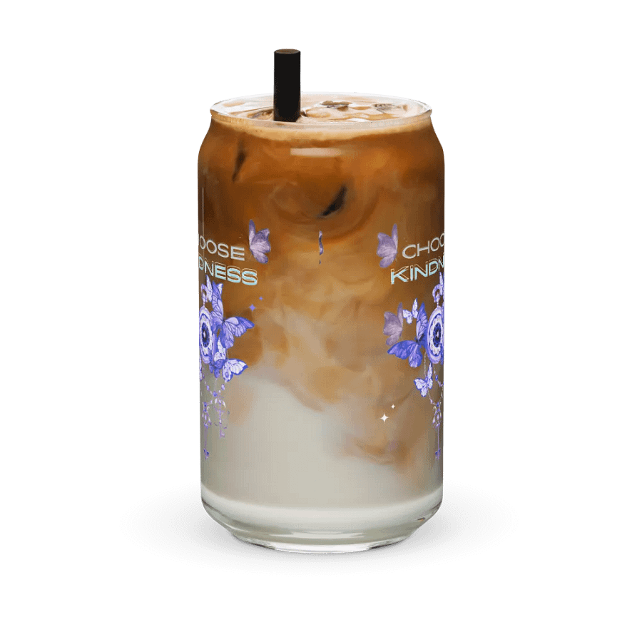 Choose Kindness Can shaped Glass product image (41)