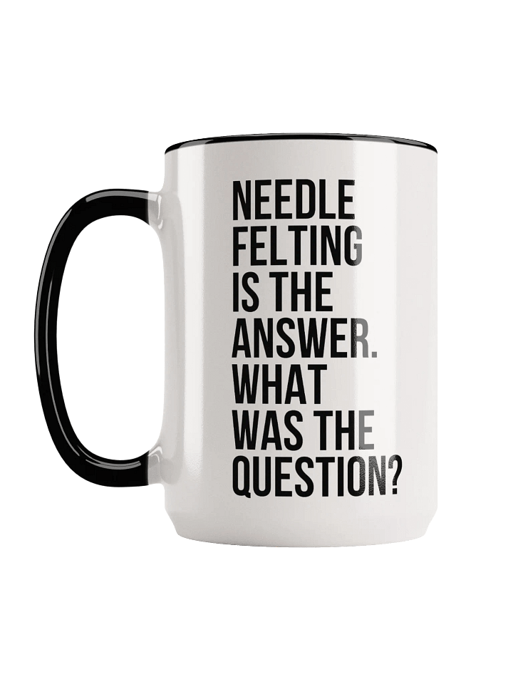 Funny Needle Felting Mug (15oz) product image (2)