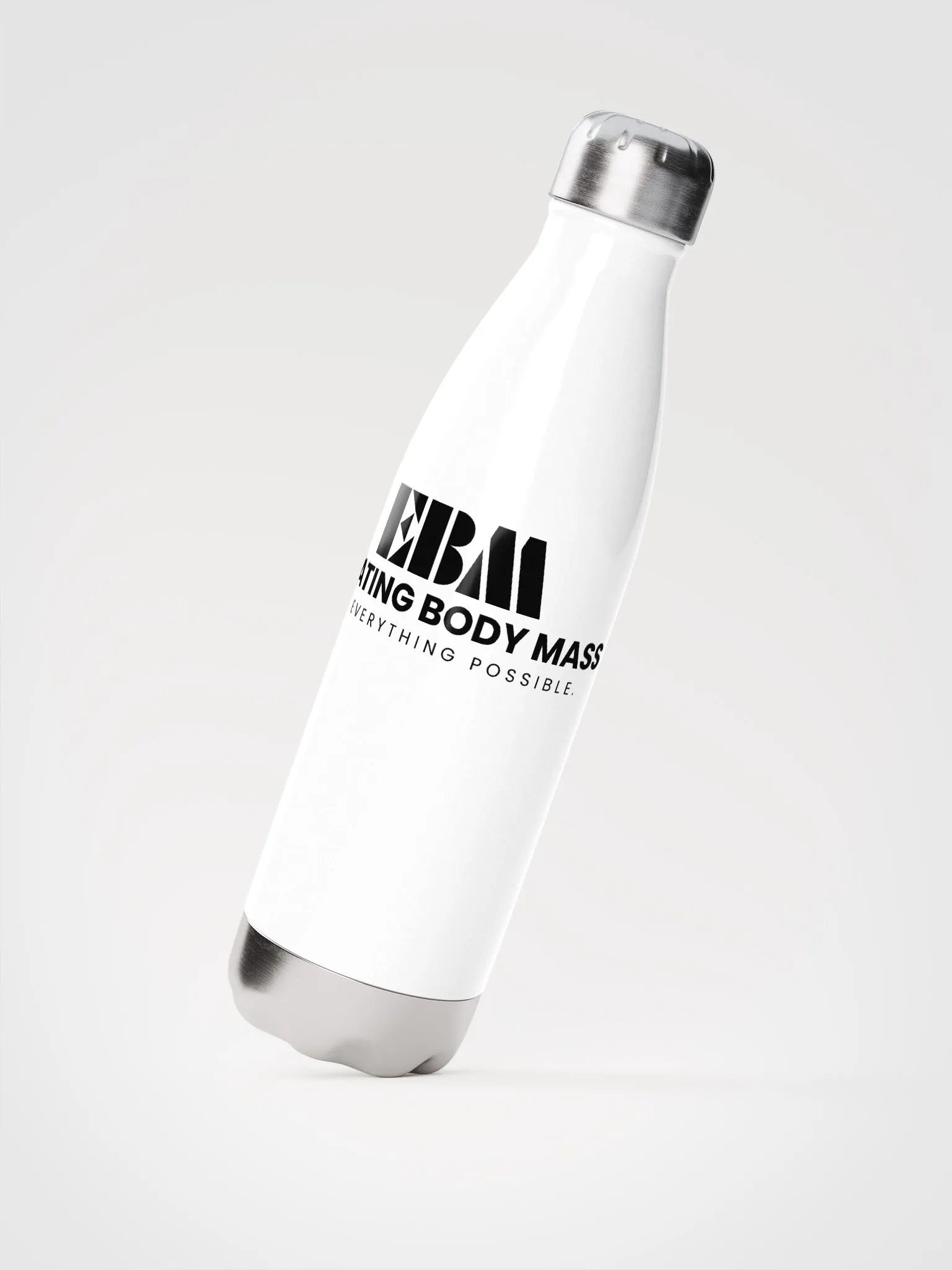 EBM Stainless Steel Water Bottle (White) product image (2)