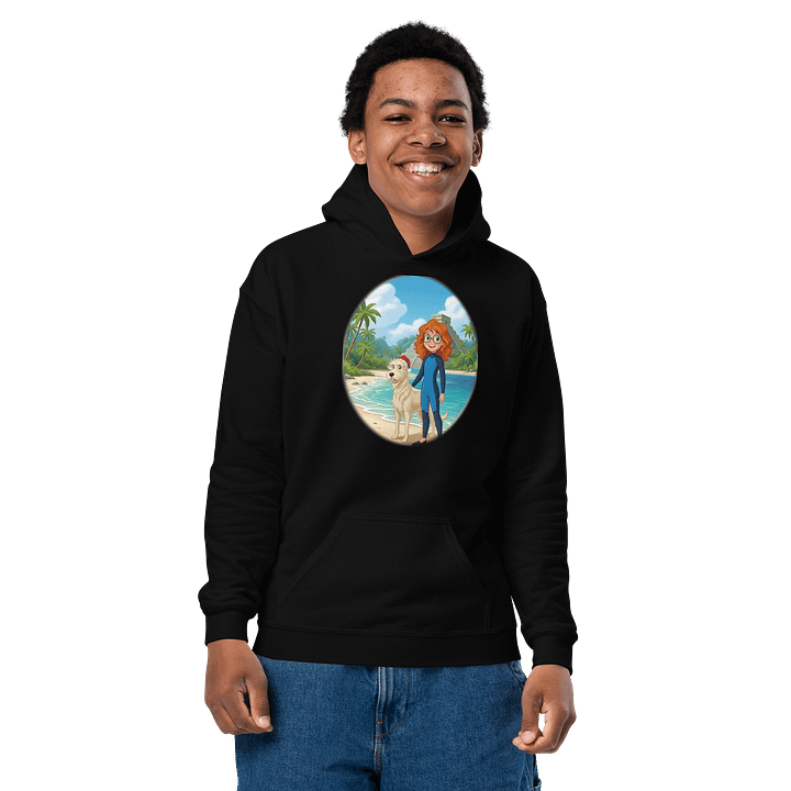 Youth Holiday Adventure Hoodie: Molly & Grainne from Jingle in the Jungle! product image (8)