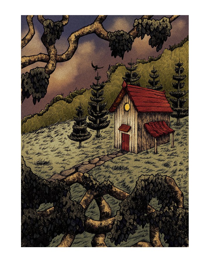 Cabin In The Woods - Art Print product image (1)